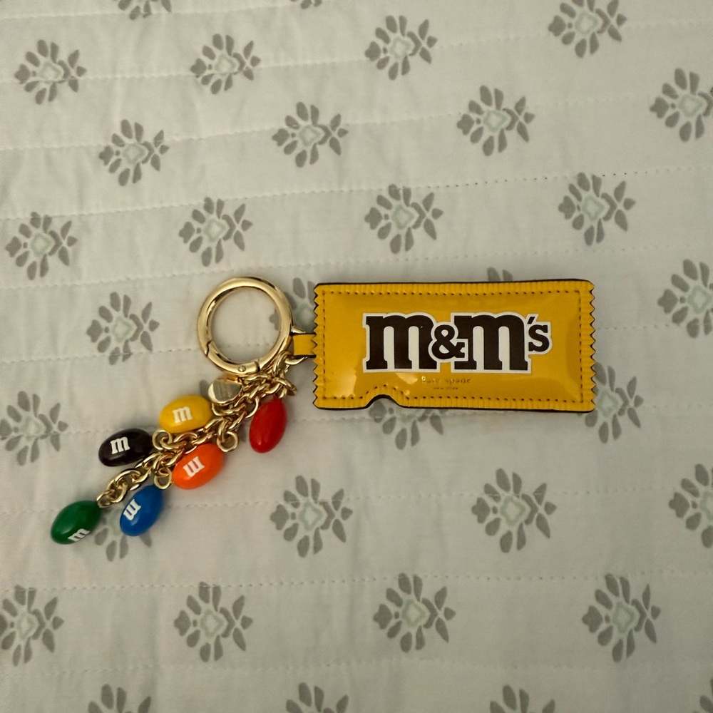 M&M's Yellow Keychain with Candy Charms